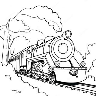 Mighty Express Train Adventures Coloring Page 43984-34765