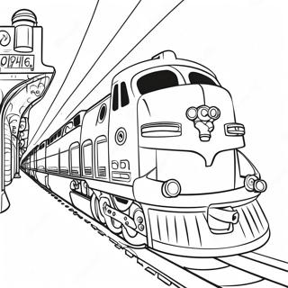 Mighty Express Train Adventures Coloring Page 43984-34766