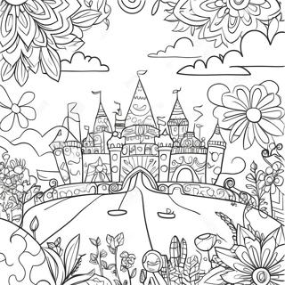 It's A Small World Coloring Page 44003-34802