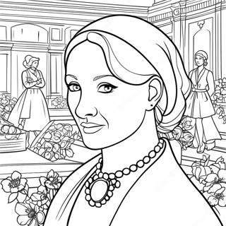 Women S History Coloring Page 4400-3494