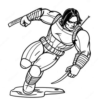 Winter Soldier Coloring Pages