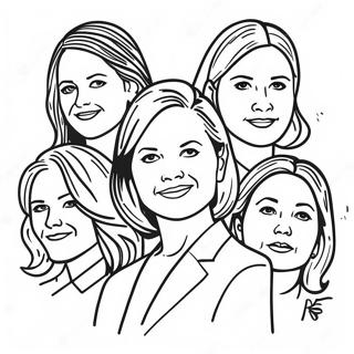 Empowering Women Leaders Coloring Page 4401-3511