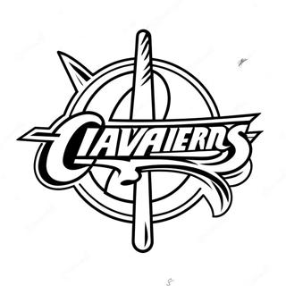 Cleveland Cavaliers Logo Värityssivu 44033-34809