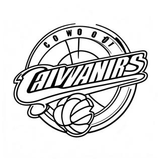 Cleveland Cavaliers Logo Coloring Page 44033-34810