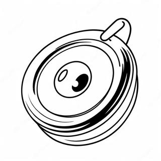 Colorful Yoyo In Motion Coloring Page 44064-34850