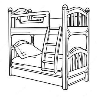 Bunk Bed Coloring Pages