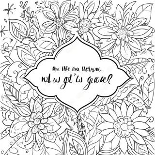 Easy Inspirational Coloring Pages