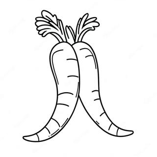 Carrot Coloring Pages