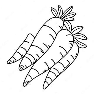 Carrot Coloring Page 4410-3506