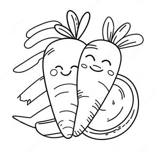 Carrot Coloring Page 4410-3508