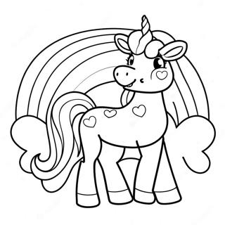 Rainbocorn Coloring Pages