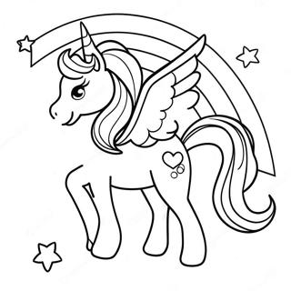 Rainbocorn Coloring Page 44113-34876