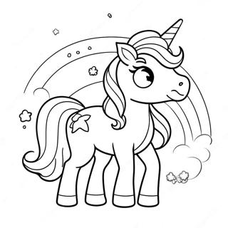 Rainbocorn Coloring Pages