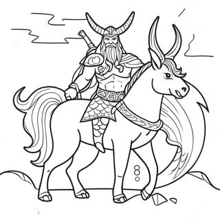 Norse Mythology Coloring Page 44123-34883