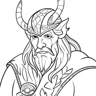 Norse Mythology Coloring Page 44123-34884