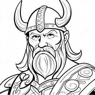 Viking Warrior Coloring Page 44124-34928