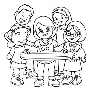 Baby Sitters Club Coloring Page 44153-34894