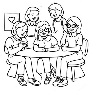 Baby Sitters Club Coloring Page 44153-34896