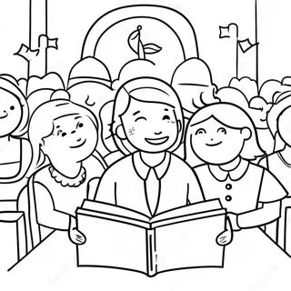 Catholic Schools Week Coloring Page 44163-34906