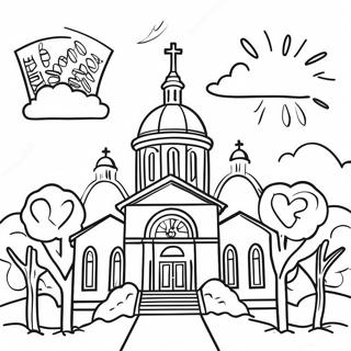 Catholic Schools Week Coloring Page 44163-34908