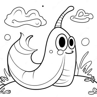 Elijah The Brave Slug Coloring Page 44194-34938