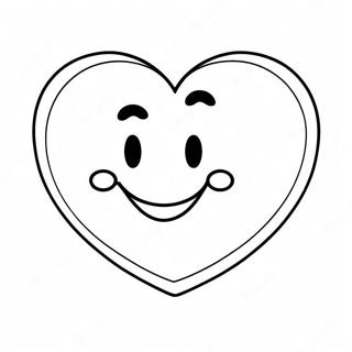 Heart Emoji Coloring Pages