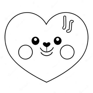 Heart Emoji Coloring Page 44203-34968