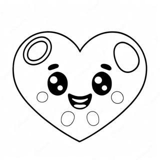 Cute Heart Emoji Coloring Page 44204-34944