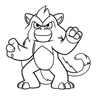 Infernape Coloring Pages