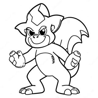 Infernape Coloring Page 44223-34955