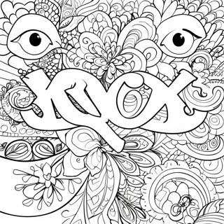 Xoxo Coloring Pages