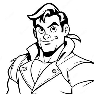 Gaston Coloring Pages