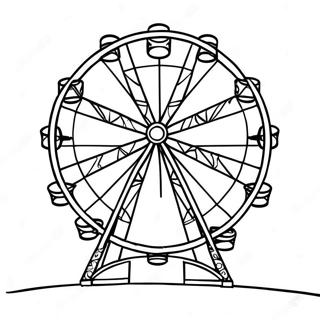 Pagina Da Colorare Della Ruota Panoramica 44303-35022