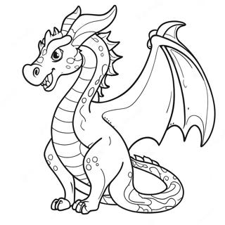 Mythical Dragon Coloring Page 4430-3530