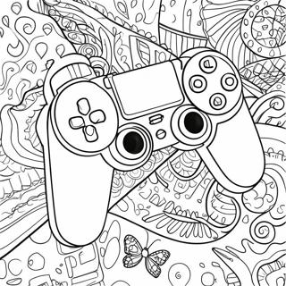 Playstation Controller Coloring Page 44364-35059