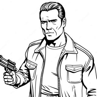 Terminator Coloring Page 44393-35109