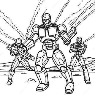 Terminator Coloring Pages