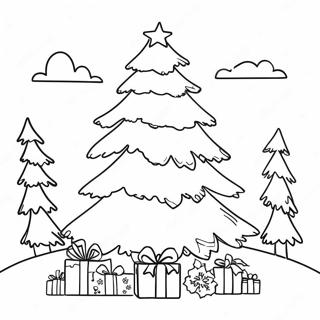 Country Christmas Coloring Pages