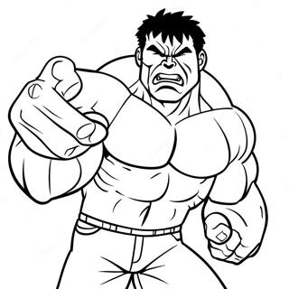 Red Hulk Coloring Pages