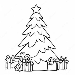 Christmas Tree Coloring Page For Preschoolers 44473-35158