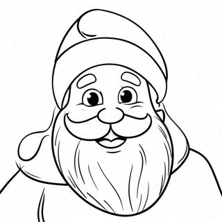 Cheerful Santa Claus Coloring Page 44474-35165