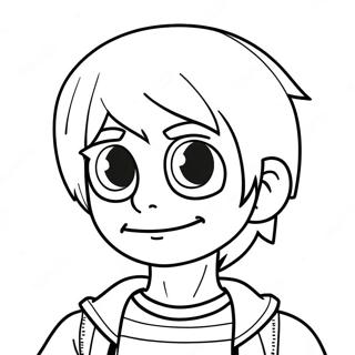 Scott Pilgrim Coloring Page 44563-35220