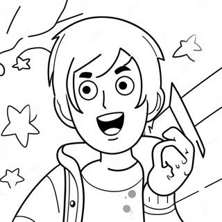 Scott Pilgrim Vs The World Coloring Page 44564-35222