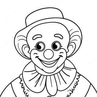 Funny It Clown Coloring Page 44584-35248