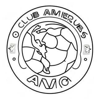 Club America Logo Coloring Page 44603-35243