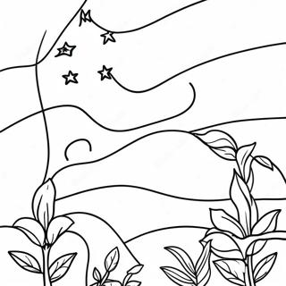 Honduras National Flag Coloring Page 44613-35252