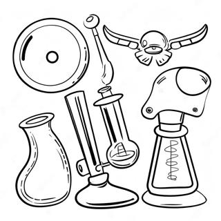 Science Tools Coloring Pages