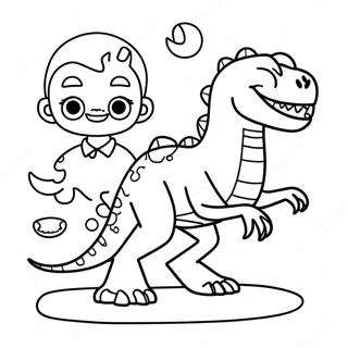 Moon Girl And Devil Dinosaur Coloring Pages