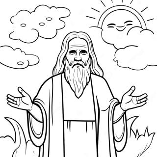 Sabbath Coloring Pages