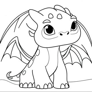 Light Fury Coloring Pages